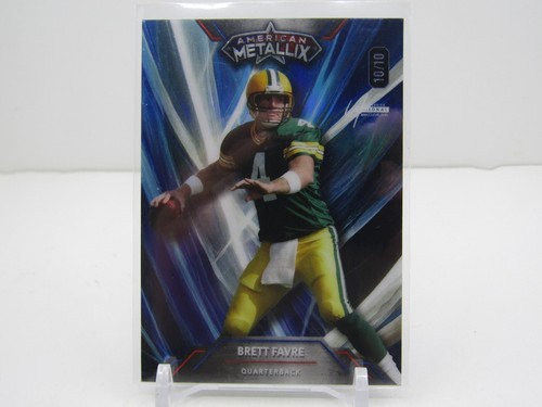 BRETT FAVRE 2023 AMERICAN METALLIX WILDLIGHT BLUEWHITE #10/10! 2024 NATIONALS!
