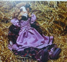 VTG 70s 33 INCH RAG DOLL+CLOTHES GRAPH SEWING PATTERN-MAGAZINE PULL-OUT