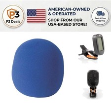 Lightweight Blue Foam Windscreen - Ideal for Standard Handheld Microphones
