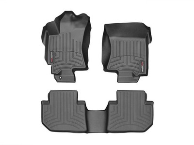 WeatherTech FloorLiner for 2006-2014 Subaru Tribeca - 1st & 2nd Row, Black
