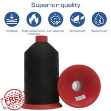 AMOHilos Heavy Duty Nylon Sewing Thread Black T70 69