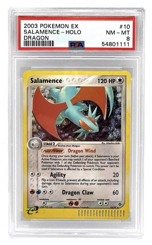 Salamence graded PSA 8 for sale on eBay