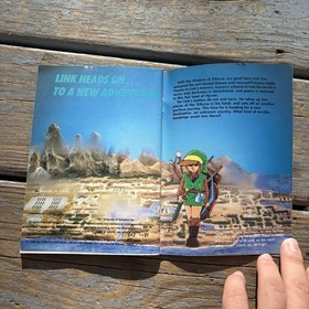 Consejos y t&aacute;cticas The Legend of Zelda folleto de instrucciones con mapa Nintendo NES