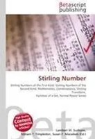 Lambert M. Surhone (U. A.) | Stirling Number | Taschenbuch | Englisch (2026)