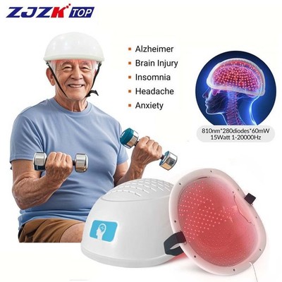 ZJZKTOP 810nm Near Infrared Light Therapy LED Helmet for Depression Anxiety