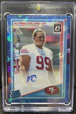 2025 Panini Prizm Rookies Alfred Collins Auto /25 Blue Ice Prizm Pre-owned. Mint