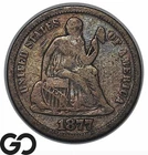 1877 Seated Liberty Dime