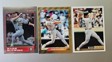 Mark McGwire 3 Card Lot 1992 Bowman Foil / 1993 Bowman / 1997 Bowman Chrome