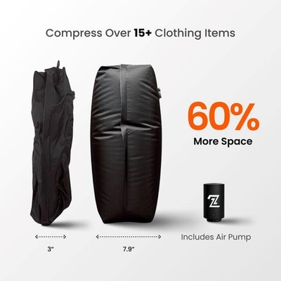 Z 2PACKBAG - Clothing Compression Bag with Air Pump 