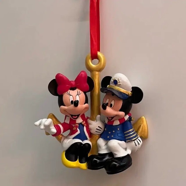 Disney Mickey & Minnie Anchor Ornament Rare Mickey Mouse Figure