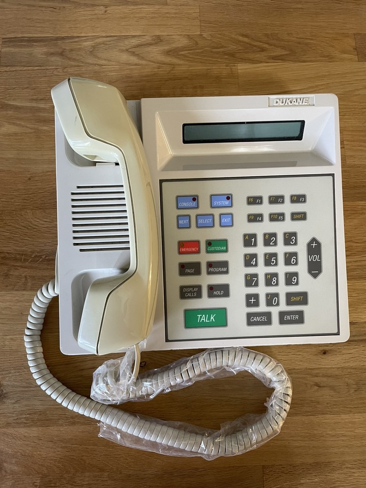 Dukane ACC5 Administrative Control Console Intercom System Paging Phone ...