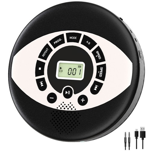 Lightweight CD Player with Dual Speakers for Enhanced Audio Experience - Afbeelding 5 van 13