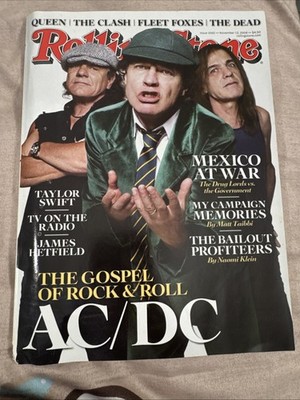AC/DC ANGUS YOUNG ROLLING STONE MAGAZINE NEWSTAND