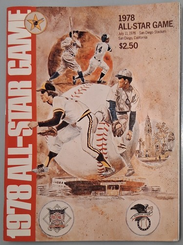 1978 MLB ALL STAR GAME PROGRAM, SAN DIEGO STADIUM, UNSCORED Padres Magazine - Picture 2 of 3