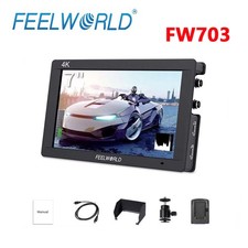 FEELWORLD FW703 7 Inch Camera Field Monitor 3G SDI 4K HDMI Full HD 1920x1200