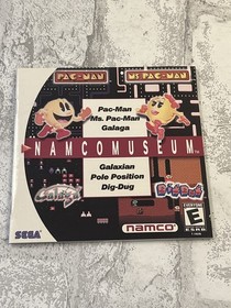 Namco Museum (Sega Dreamcast, 2000) Pac-Man, Ms. Pac-Man, Dig-Dug, Galaga Tested