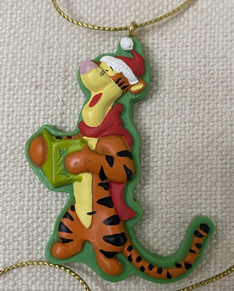 Juego de 5 adornos vintage de Navidad Disney Winnie Pooh Tigger Eyeore Piglet 2009 Foto 4 de 4