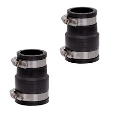 1056-150/125 1-1/2-in. x 1-1/4-in. Flexible PVC Pipe Coupling for Cast Iron a...