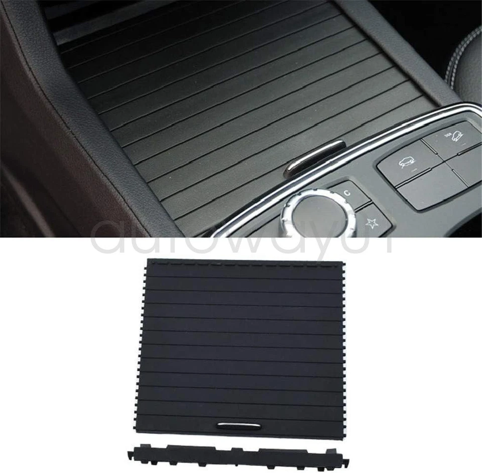 Center Console Cup Holder Tray Roller Blind Cover for Mercedes-Benz W166 GLE300d Foto 2 de 4