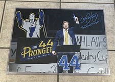 Chris Pronger “This Bud’s For You” Signed Retirement 16 X 20 Photo JSA WIT984778