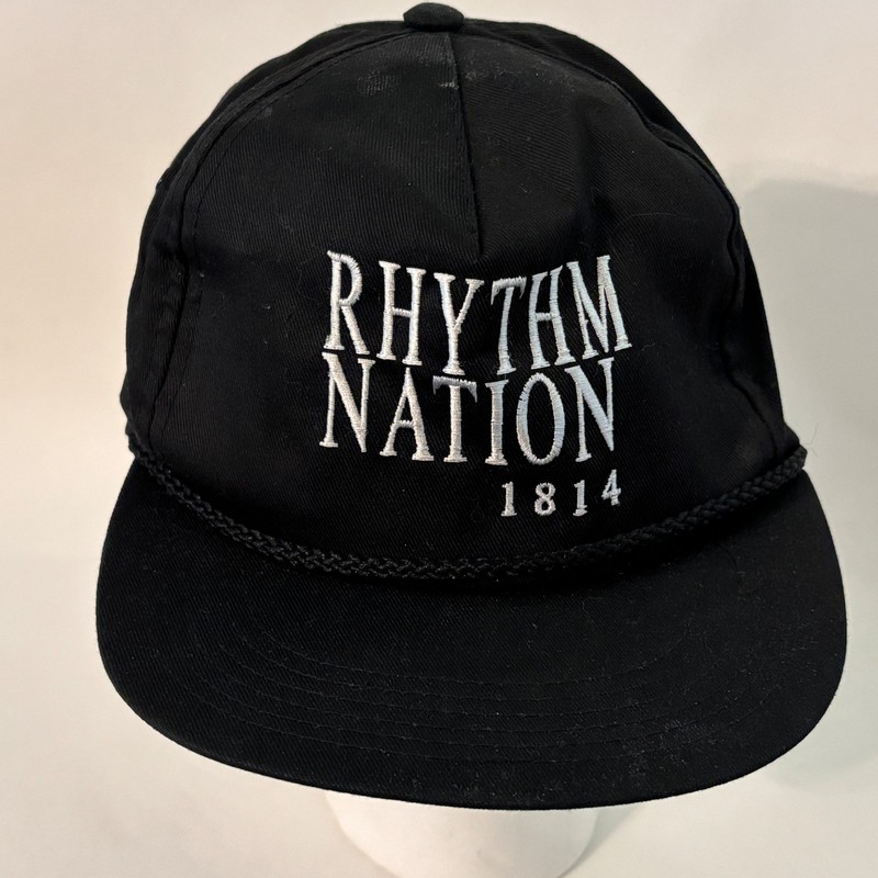 Janet Jackson Rhythm Nation 1814 Vintage ORIGINAL Snapback Embroidered