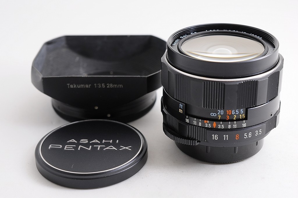 ペンタックスSuperMultiCoatedTAKUMAR1:3.5/28単焦点 ペンタックスSuperMultiCoatedTAKUMAR1:3.5/28単焦点 PENTAX