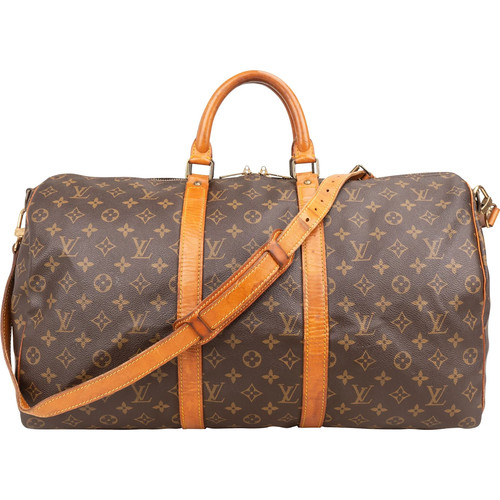 Louis Vuitton Monogram  Keepall 50 Bandoulière Travel Bag    Tasche