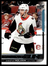 2018-19 Upper Deck Young Guns Christian Wolanin Rookie Ottawa Senators #460
