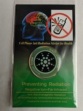 Quantum Anti Radiation Shield 5G EMF Protection - Phones  Laptops -50 sticker
