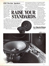 1984 • EV ELECTO-VOICE Pro-Line Speakers print ad • 1980s CA.20