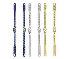 Lowrider 20" Cage Twisted Bicycle Spring Fork Bars   Chrome, Gold or Neon.