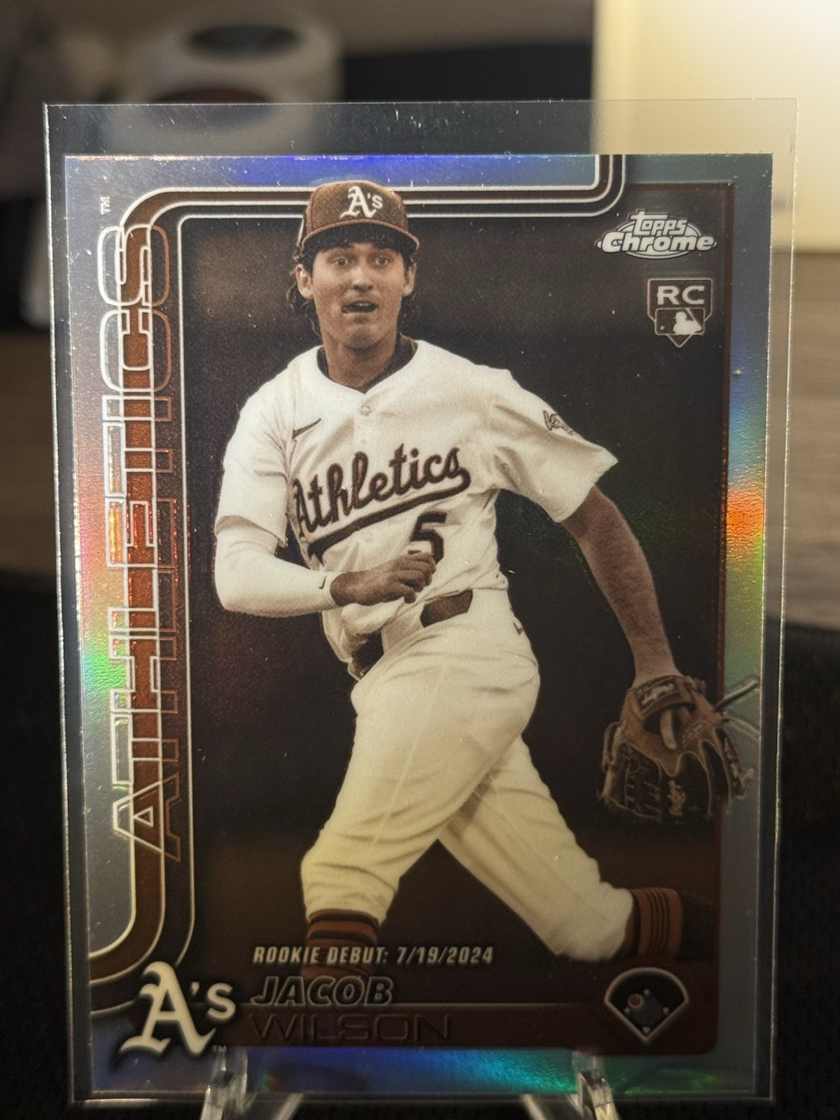 2025 Topps Chrome Update - Jacob Wilson (USC150) Sepia (RC)