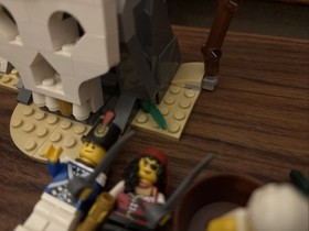 LEGO Pirates: Treasure Island (70411), 98% complete set with instruction book