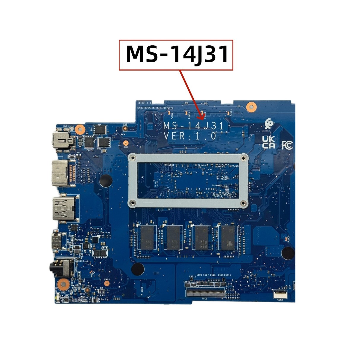 msi Modern 15 B11M-007JP ジャンク For MSI Modern 15 B11M MS-15H3 Motherboard With i3-1115G4 CPU 8GB