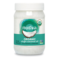 Nutiva Organic, Cold-Pressed, Unrefined, Virgin Coconut Oil from 15 Fluid Ounces