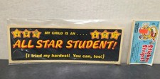 Vintage 1991 Teacher's Friend Publications  STICKER STRIPS Pack Of 13 TF2012
