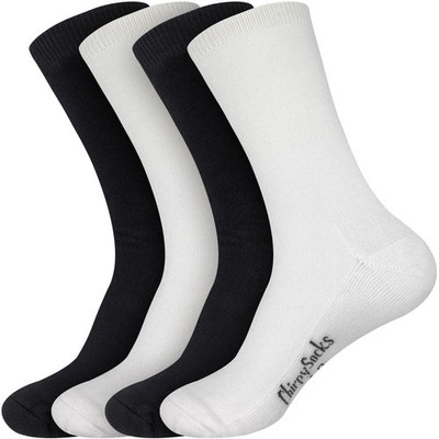 BambooMN Men's Rayon Bamboo Fiber Casual Dress Socks