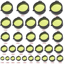 1PCS 30mm/66mm/69mm Scope Lens Cover Spring Flip Cover Cap Yellow Objective Lens