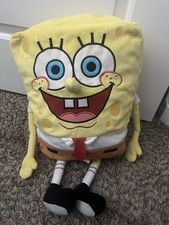 Nickelodeon SpongeBob SquarePants Yellow Stuffed Doll Plush Pillow 21" Viacom