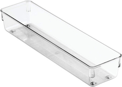 iDesign Interdesign Linus Clear Plastic Drawer Organizer BPA-Free NEW