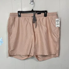 INC International Concepts XXL Swim Trunks Quick Dry Peach Lather Shorts