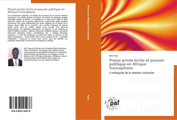 Mor Faye | Presse PrivéE éCrite Et Pouvoir Politique En Afrique Francophone-image