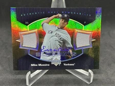 2007 Upper Deck #EE-MM Mike Mussina Essential Elements DUAL GAME WORN Yankees