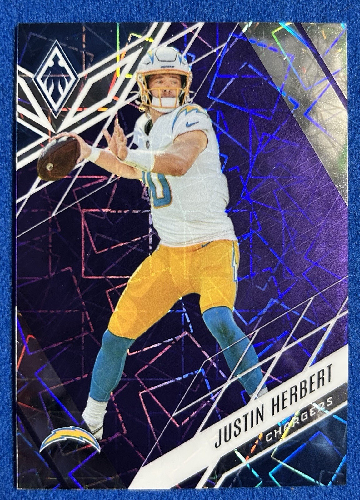 2022 Panini Phoenix - Justin Herbert #49 Purple Lazer /99