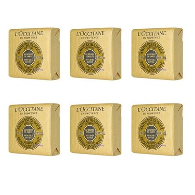 L'Occitane Verbena Shea Butter Extra Gentle Soap 100g/3.5oz 6 Pieces New