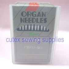 100 Organ DPX17-SK1 135X17-SK1 Quilting Machine Needles Same as 135X17 MR 
