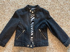 Children s Place Dark Wash Jean Jacket, Size 4. Excellent Condition.