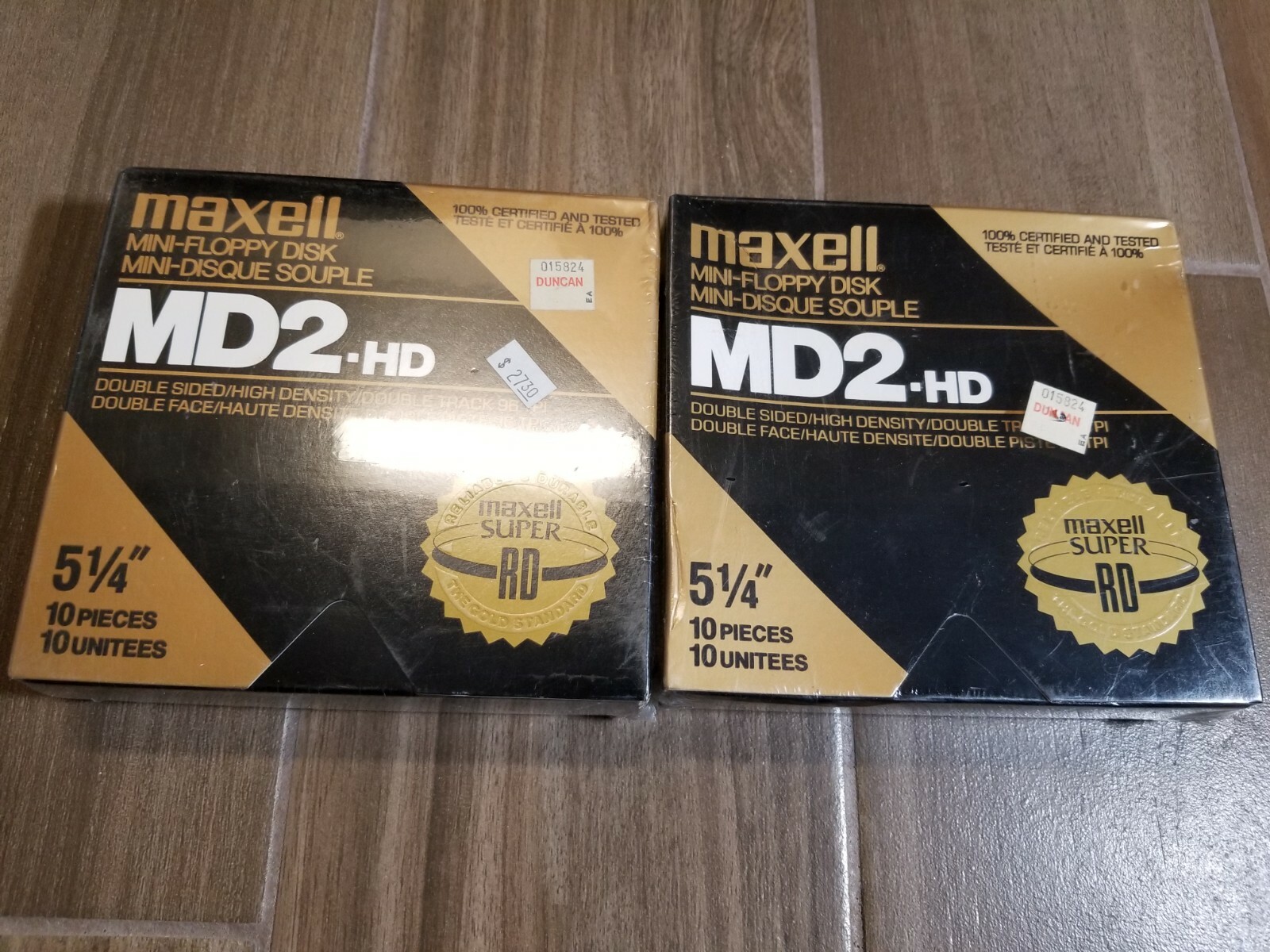 Maxell Mini Floppy Disk MD2-HD Holiday Clearance Sale-image