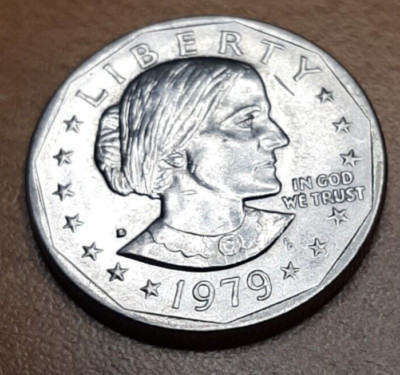 Susan B. Anthony Clad Coin 1979 D Denver Mint 1D Nice Not Silver