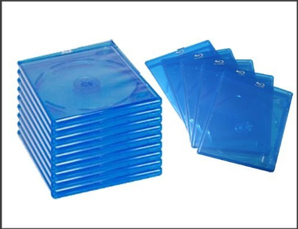 VIVA ELITE 100 x Viva 11 mm Spine Single Blu-Ray Cases with Logo 170 x 135 x 11 mm